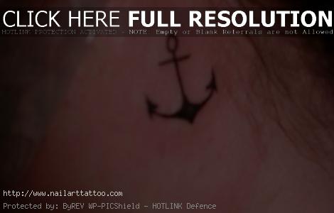 Small Anchor Tattoos Designs