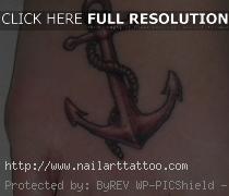 Small Anchor Tattoos For Girls