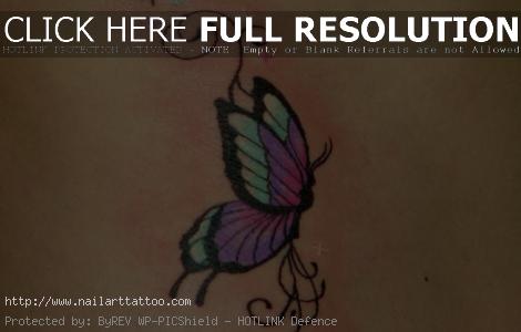 Small Butterfly Tattoos Images