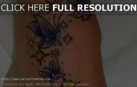 Small Butterfly Tattoos On Ankle