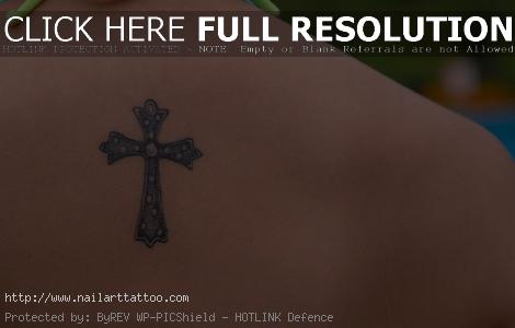 Small Girl Cross Tattoos