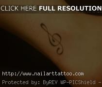 Small Music Tattoos For Girls