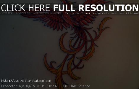 Small Phoenix Tattoos For Women