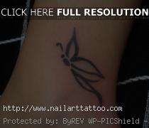 Small Simple Butterfly Tattoos