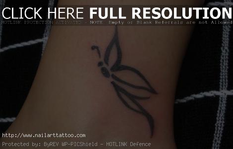 Small Simple Butterfly Tattoos
