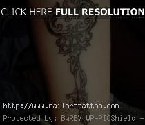 Small Skeleton Key Tattoos