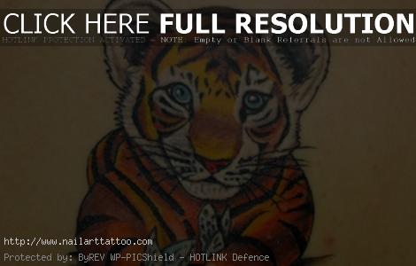 Small Tiger Tattoos For Women