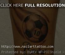 Soccer Ball Tattoos Designs