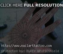 Spider Web Hand Tattoos