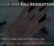 Spider Web Hand Tattoos