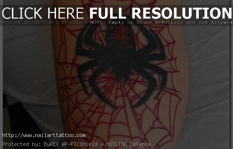 Spider Web Tattoos Design
