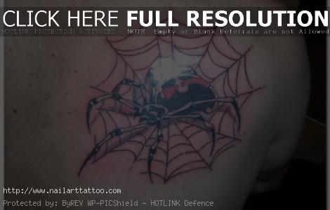 Spider Web Tattoos Designs
