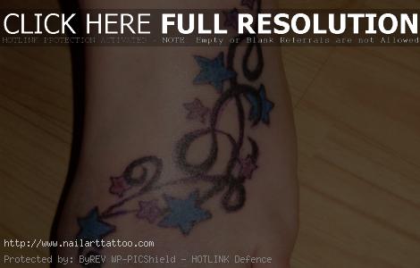 Star Tattoos On Ankle