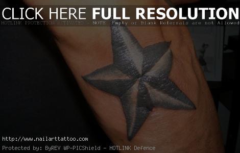 Star Tattoos On Elbows