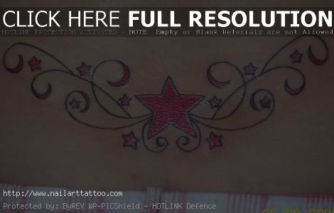 Star Tattoos On Lower Back