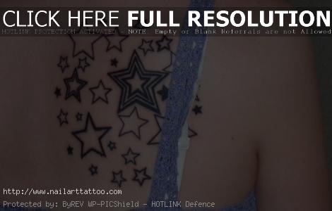 Star Tattoos On Spine