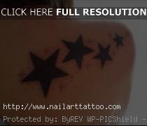 Star Tattoos On The Shoulder