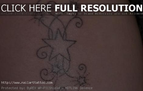 Star Tattoos On Thigh