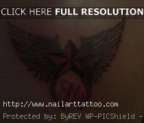 Star With Wings Tattoos