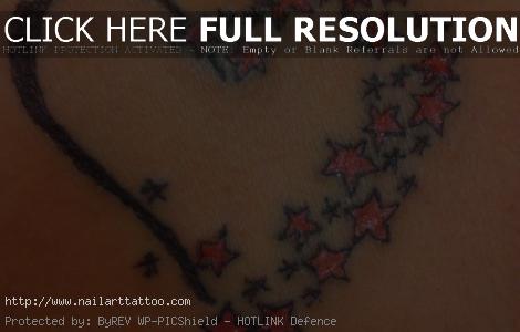 Stars And Heart Tattoos