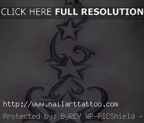 Stars And Swirls Tattoos Designs