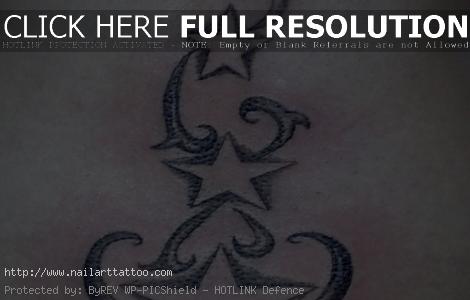 Stars And Swirls Tattoos Designs