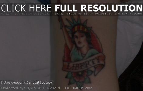 Statue Of Liberty Tattoos Pics