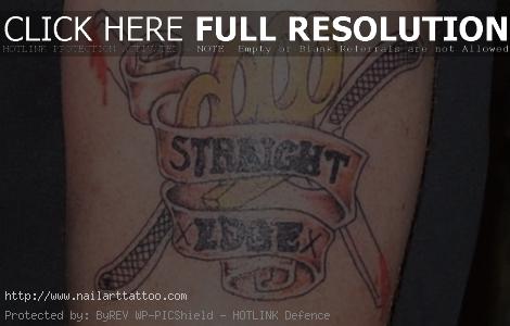 Straight Edge Razor Tattoos