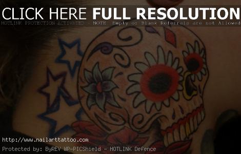 Sugar Skull Tattoos Designs Girls