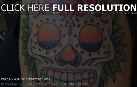 Sugar Skull Tattoos For Girls