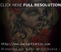 Sugar Skull Tattoos Girls