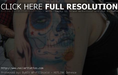 Sugar Skull Tattoos On Girls