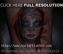 Sugar Skull Tattoos Women