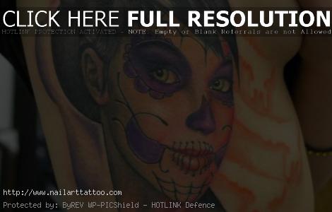 Sugar Skulls For Girls Tattoos