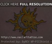 Sun And The Moon Tattoos