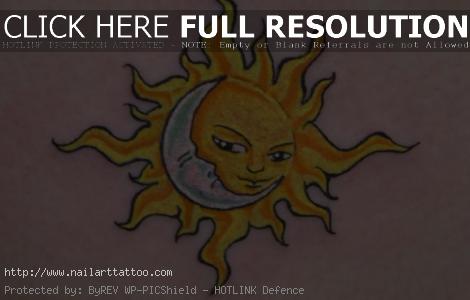 Sun And The Moon Tattoos