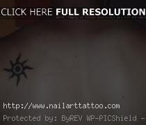 Sun Shoulder Tattoos For Men
