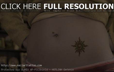 Sun Tattoos Designs For Girls