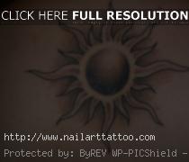 Sun Tattoos Designs For Men