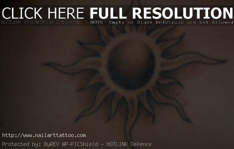 Sun Tattoos Designs For Men