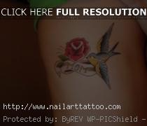 Swallow Bird Tattoos Designs