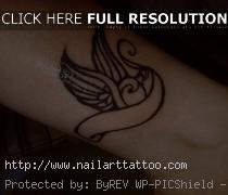 Swallow Tattoos With Banner
