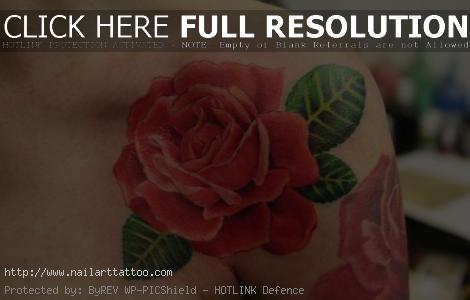 Symbolism Of A Rose Tattoos