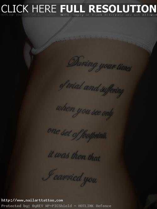 Footprints In The Sand Tattoo Ideas