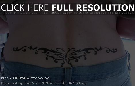 Tattoos In Lower Back
