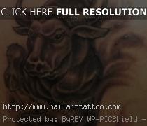 Tattoos Of A Bull