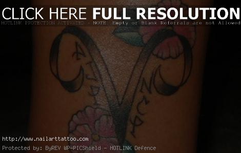 Tattoos Of Aries Sign