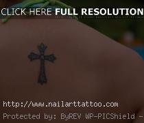 Tattoos Of Crosses For Girls