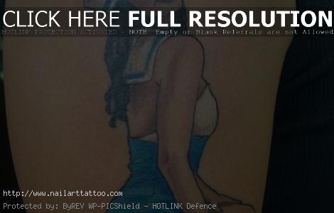 Tattoos Of Girls Pin Up Girls