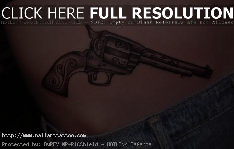 Tattoos Of Guns On Hips